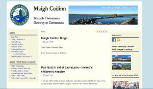 Brochure Websites - PMR Web Marketing - Website Design - Moycullen Community Association's Website Galway Ireland 